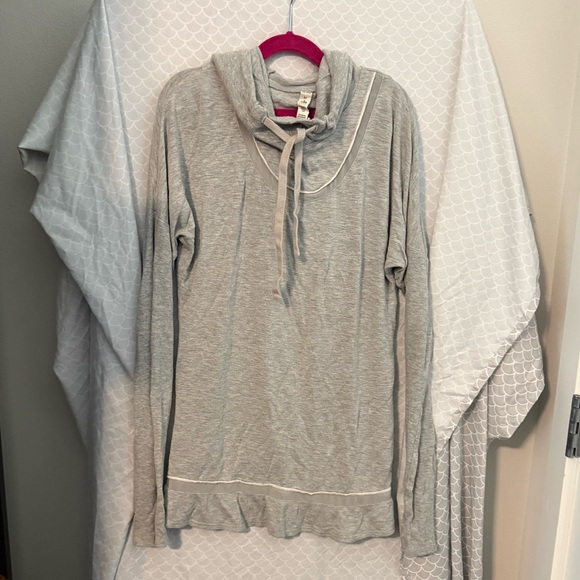 ALO Yoga Tops - ALO Yoga Heather Gray Lightweight Hoodie M